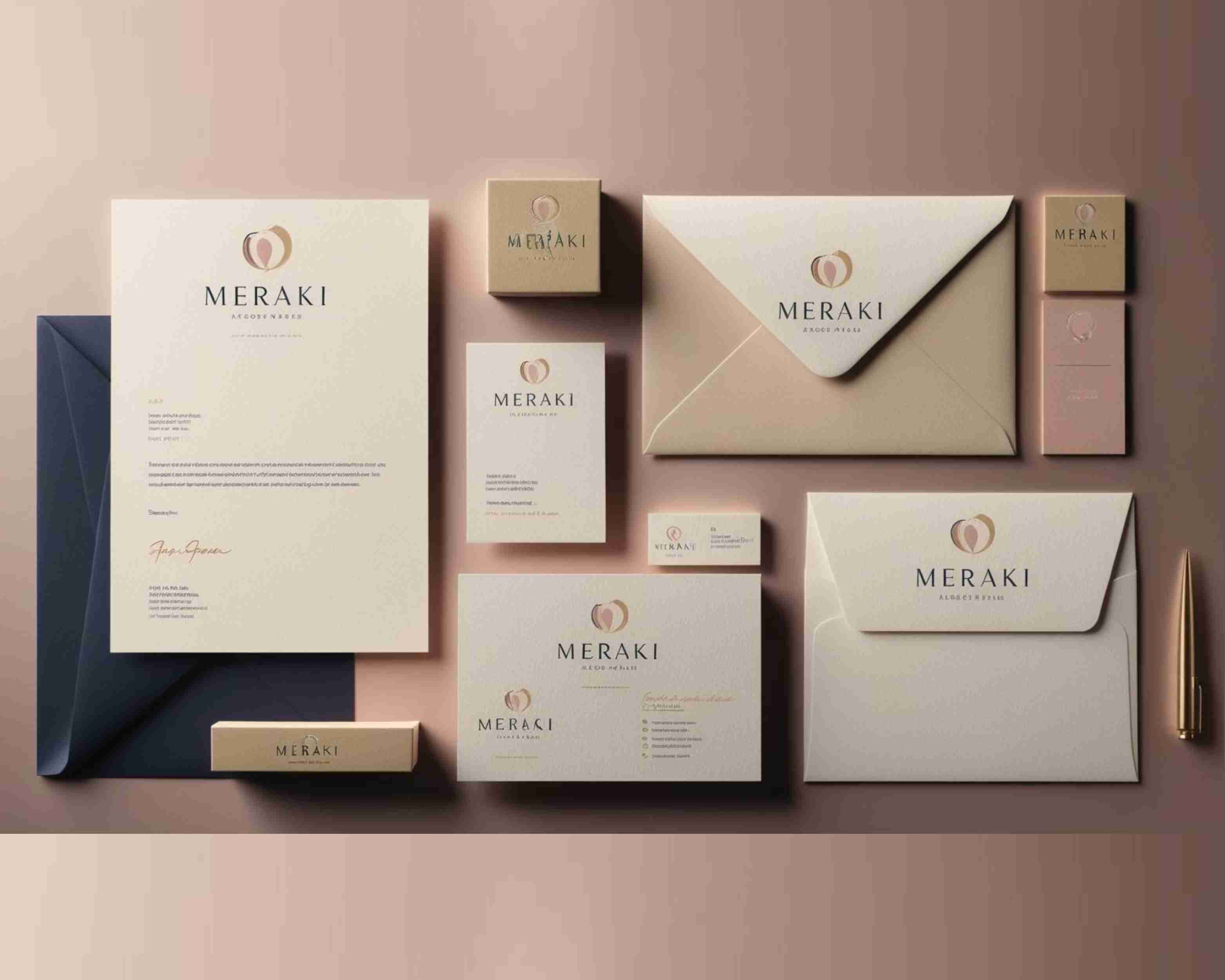 professional letterhead design visiting card design for stationery shop